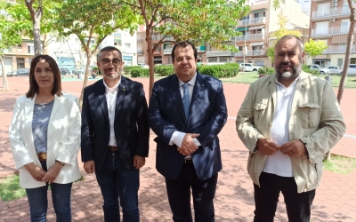 D'esquerra a dreta, Castaño, Fernàndez, Elena i Barroso | Ràdio Sabadell